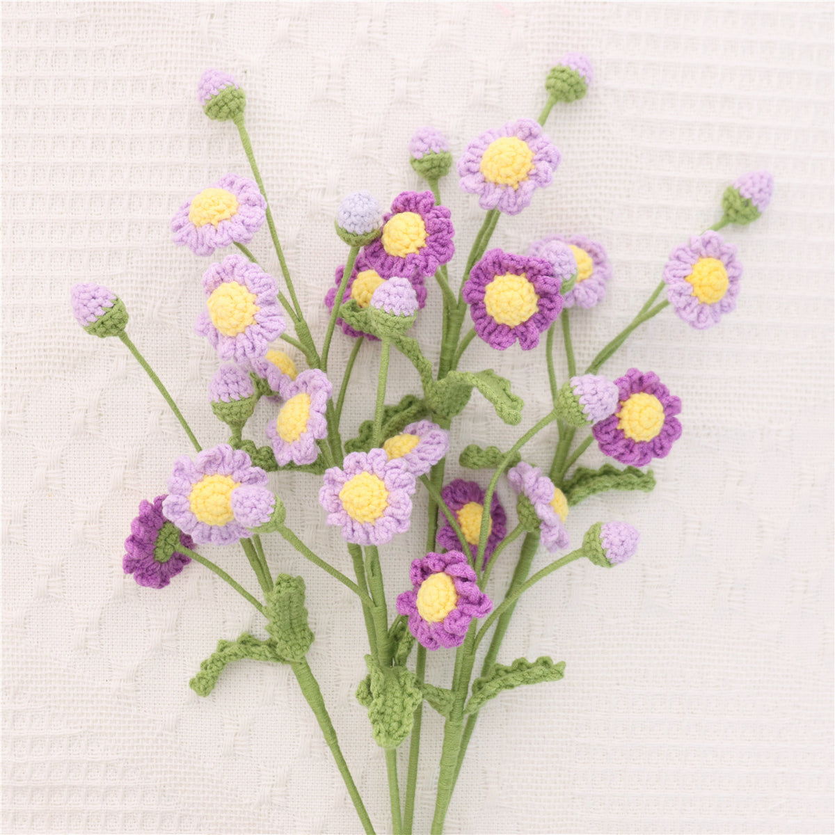 4 pcs Handmade Crochet Multi-Head Daisy(MXA37)