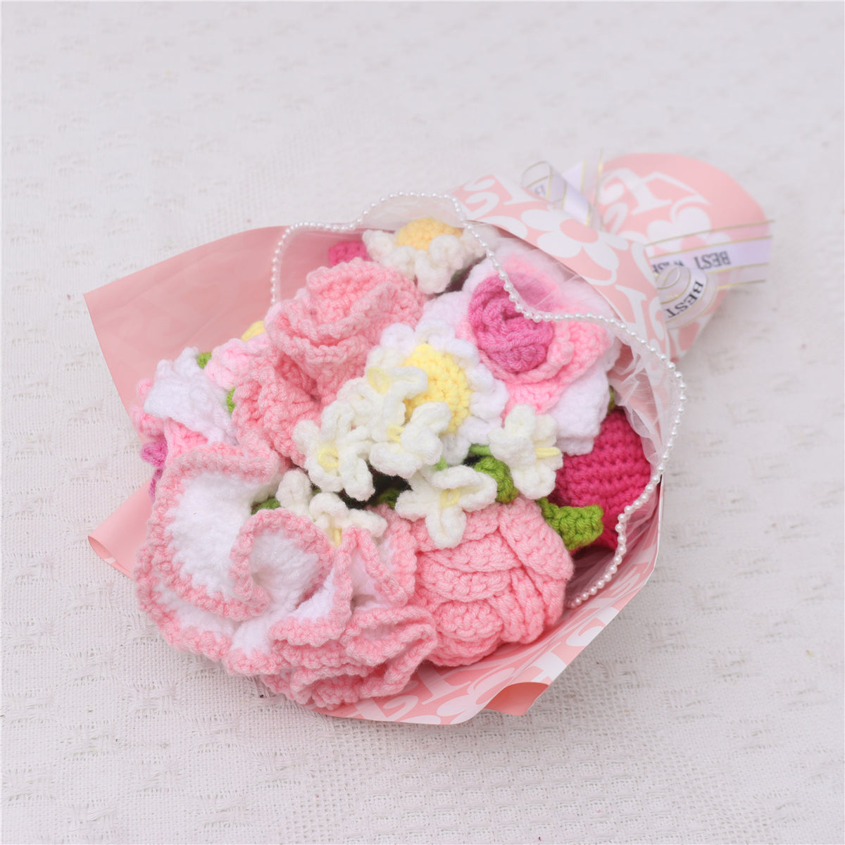 Crochet Carnation Bouquet(MXB34-6)