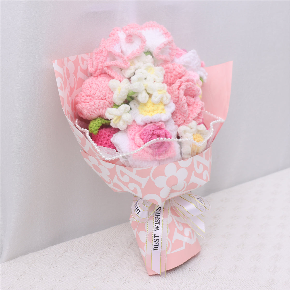 Crochet Carnation Bouquet(MXB34-6)