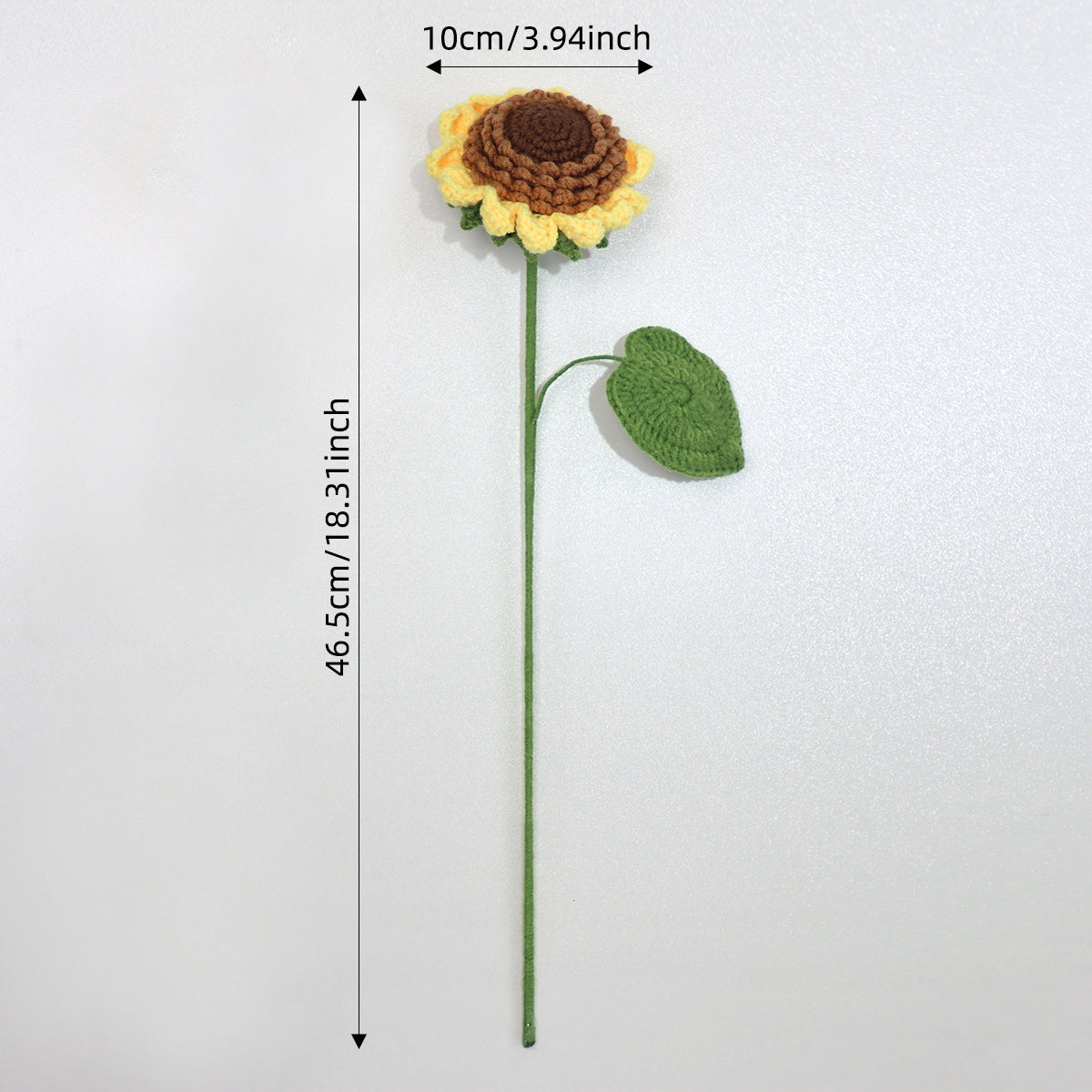 7 pcs Lifelike Crochet Sunflowers(MXA11/MXA05/MXA30)