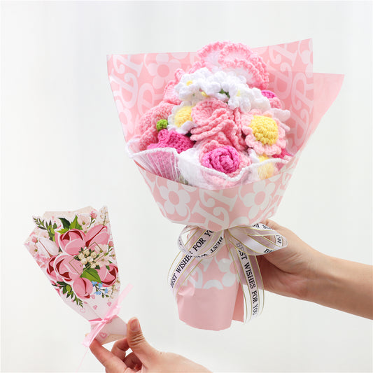 Crochet Carnation Bouquet（MXB34-6）